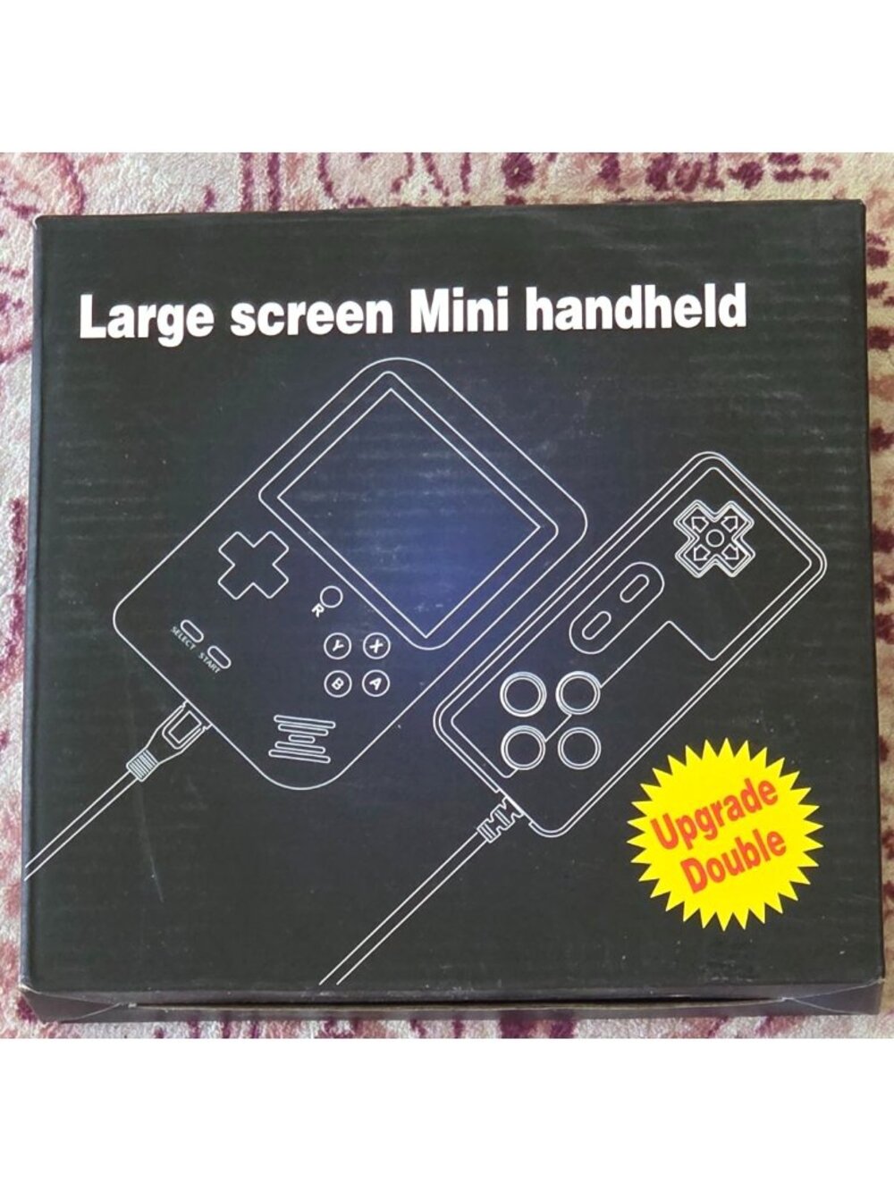 Retro Mini Handheld Game Console 500 Games 3in LED Screen TV Connect New Sealed!